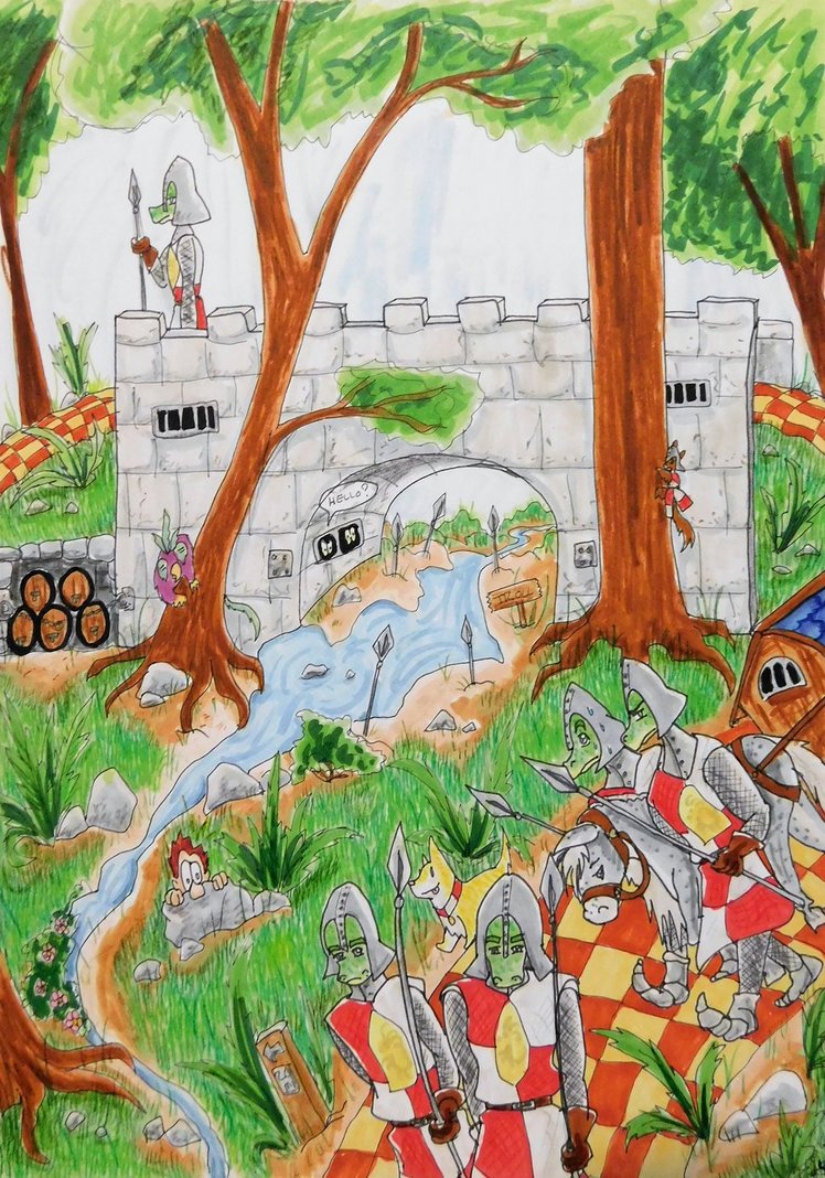 748x1068 this is not the yellow brick road fantasy page - Yellow Brick Road Drawing