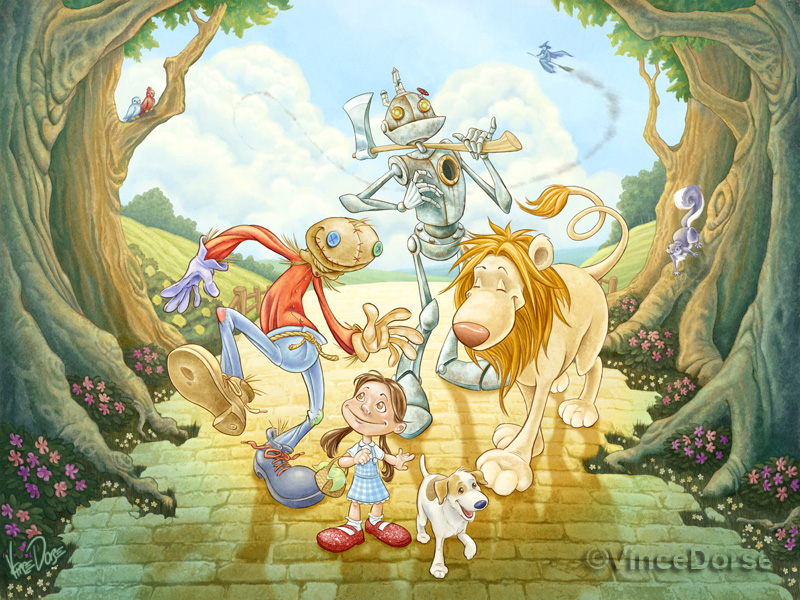 800x600 yellow brick road - Yellow Brick Road Drawing