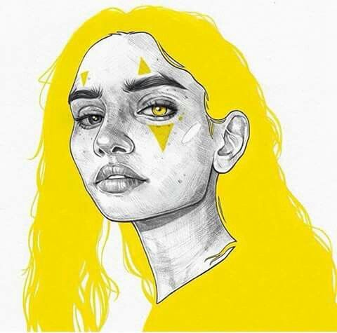 Yellow Drawings at PaintingValley.com | Explore collection of Yellow ...
