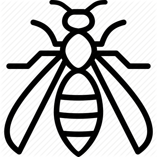 512x512 Hornet, Wasp, Yellow Jacket Icon - Yellow Jacket Drawing