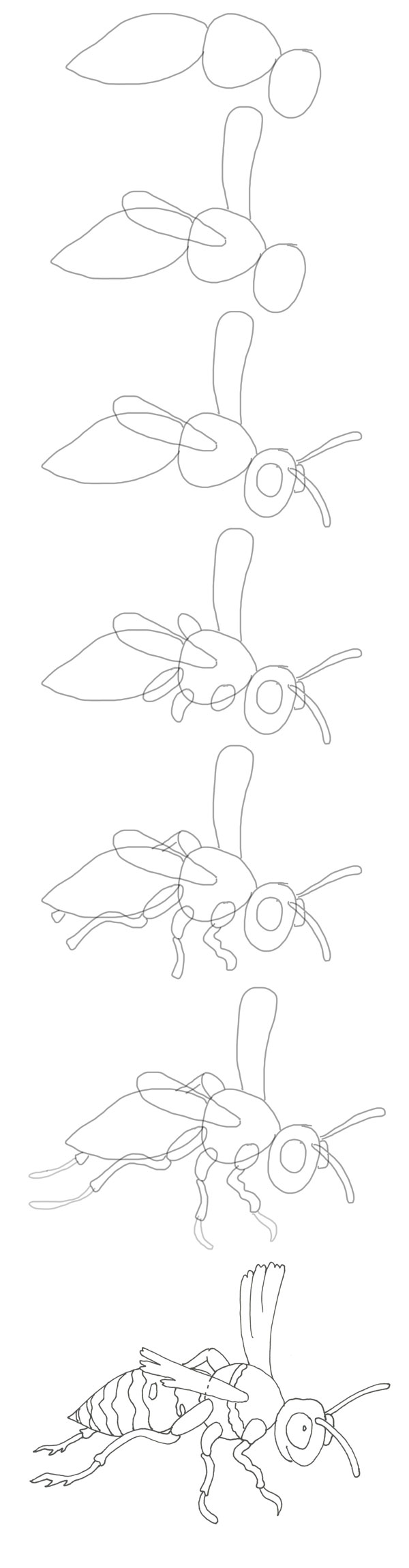 600x2300 Y Is For Yellow Jacket - Yellow Jacket Drawing