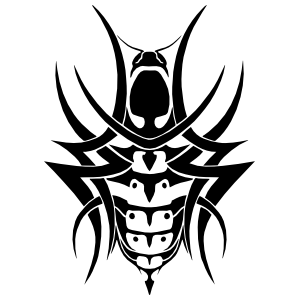 300x300 Yellow Jacket Bee Sticker - Yellow Jacket Drawing