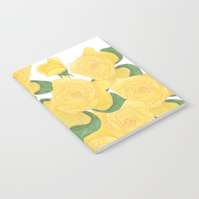 700x700 Yellow Rose Bouquet Digital Drawing Notebook - Yellow Rose Drawing