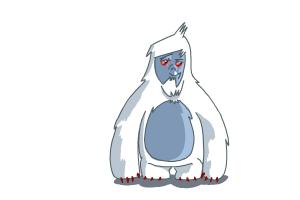 300x200 How To Draw A Yeti - Yeti Drawing