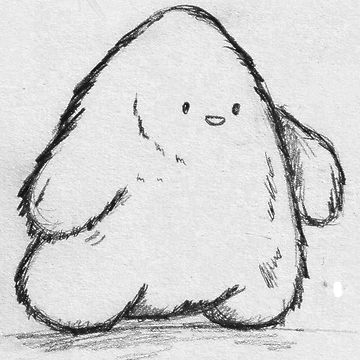 360x360 running yeti drawing tri blend t shirt - Yeti Drawing