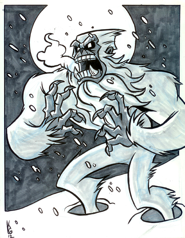 608x782 timberline draw blog raging yeti - Yeti Drawing