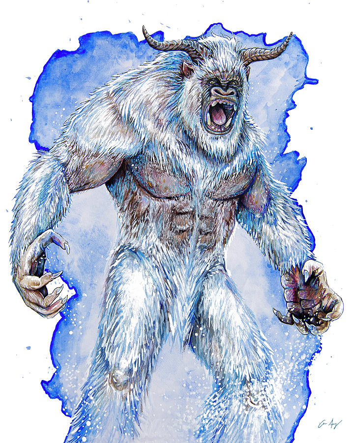 720x900 Yeti Drawing - Yeti Drawing