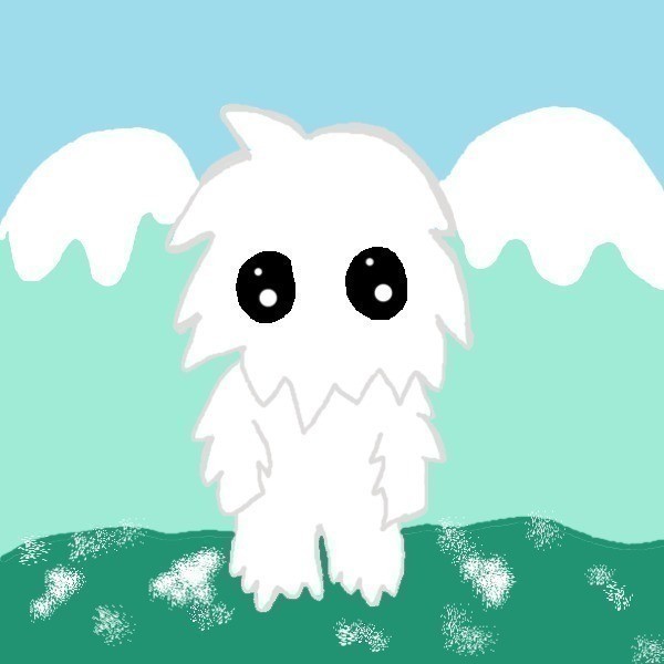600x600 Yeti Drawing A Digital Artwork Computer Art On Cut Out + Keep - Yeti Drawing