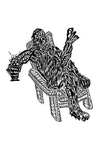 200x300 Yeti Drawings Fine Art America - Yeti Drawing