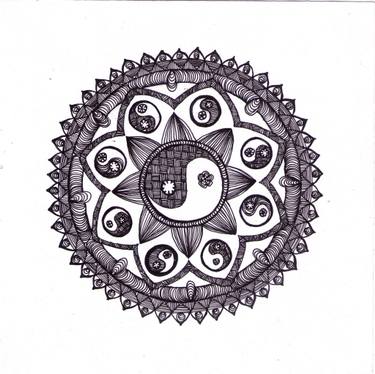 375x374 yin yang drawing - Yin Yang Drawing