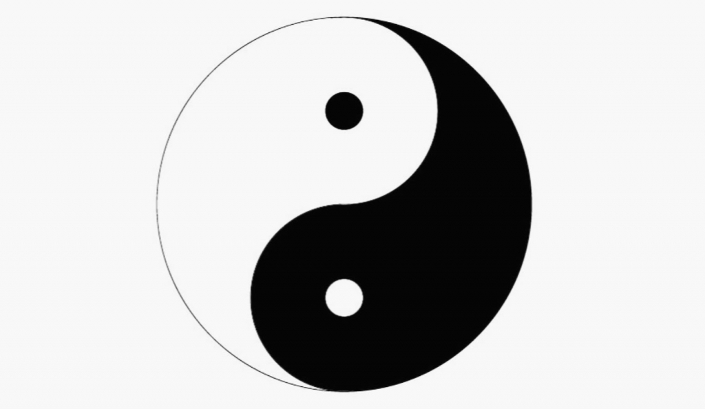 1024x594 how to draw yin and yang symbol - Yin Yang Drawing