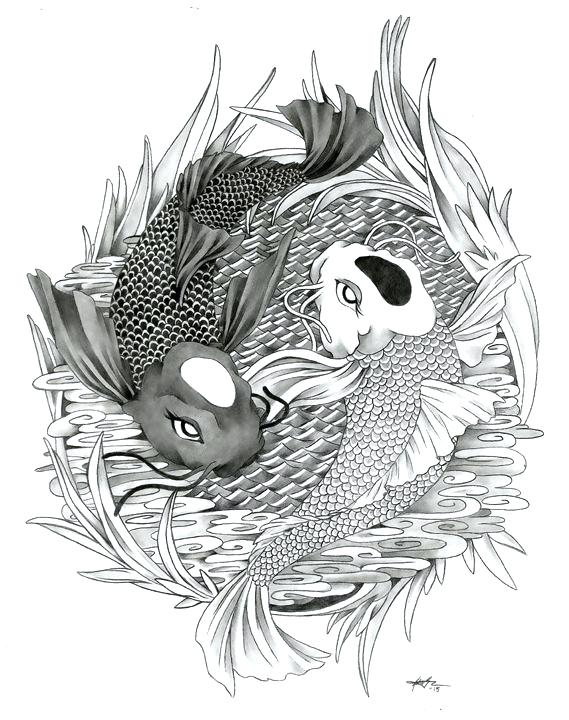 569x720 Yin Yang Signification - Yin Yang Drawing Designs