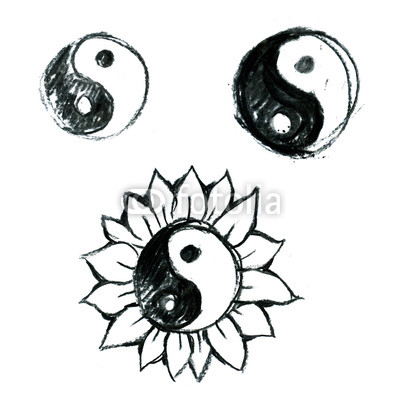 400x400 Yin Yang Symbol Drawing Buy Photos Ap Images Detailview - Yin Yang Symbol Drawing