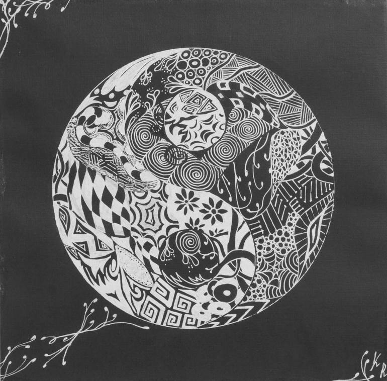 770x758 Yin Yang - Ying Yang Drawing