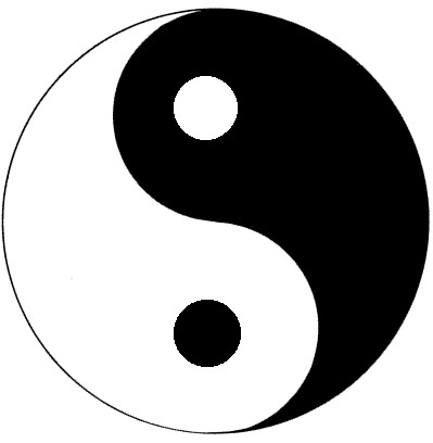 399x408 Y Yang Science And Religion - Ying Yang Drawing