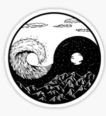 210x230 Ying Yang Drawing Stickers Redbubble - Ying Yang Drawing