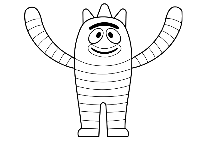 668x458 Drawing Ideas Yo Gabba Gabba, Drawings - Yo Gabba Gabba Drawing