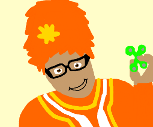300x250 yo gabba gabba guy holding a fidget spinner drawing - Yo Gabba Gabba Drawing