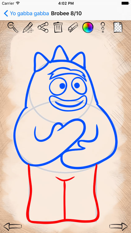 422x750 Draw For Yo Gabba Gabba - Yo Gabba Gabba Drawing