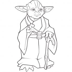 302x302 how to draw yoda, step - Yoda Drawing