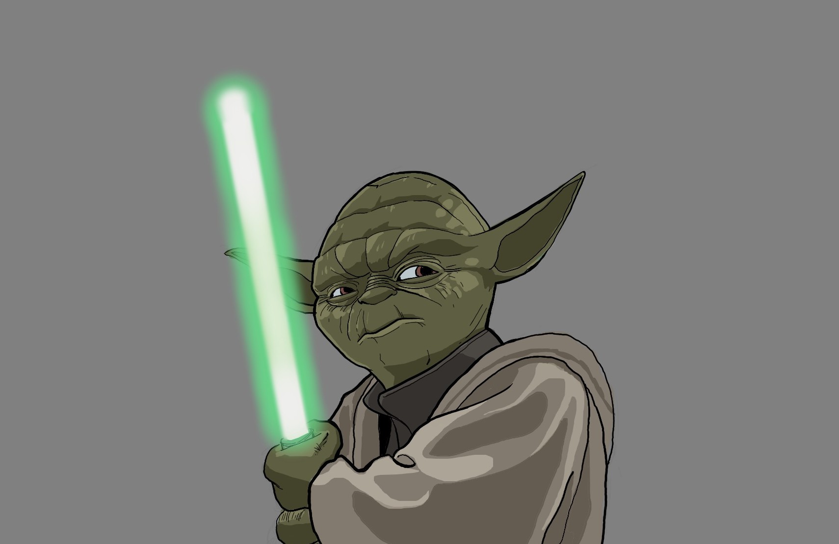 1710x1110 how to draw yoda from star wars - Yoda Drawing