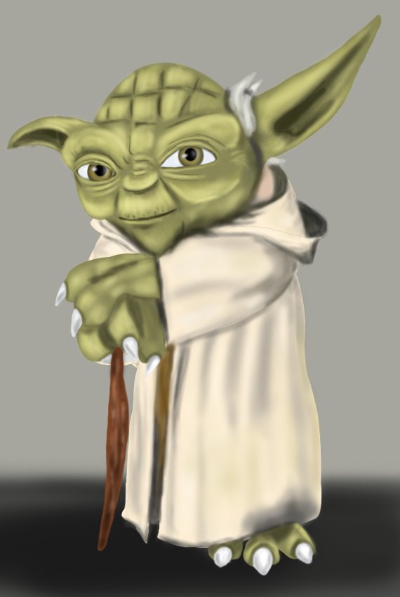 570x850 learn how to draw yoda from star wars - Yoda Drawing