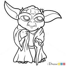 225x225 Image Result For How To Draw Cute Yoda Halloween Yoda Drawing - Yoda Line Drawing