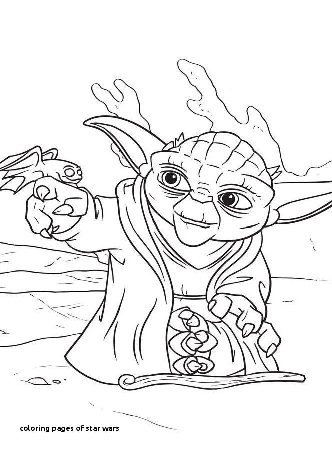 664x904 Yoda Coloring Pages Lovely Star Wars Coloring Inspirational - Yoda Line Drawing