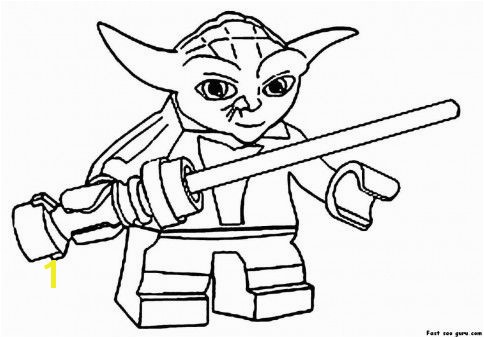 484x338 Yoda Head Coloring - Yoda Line Drawing
