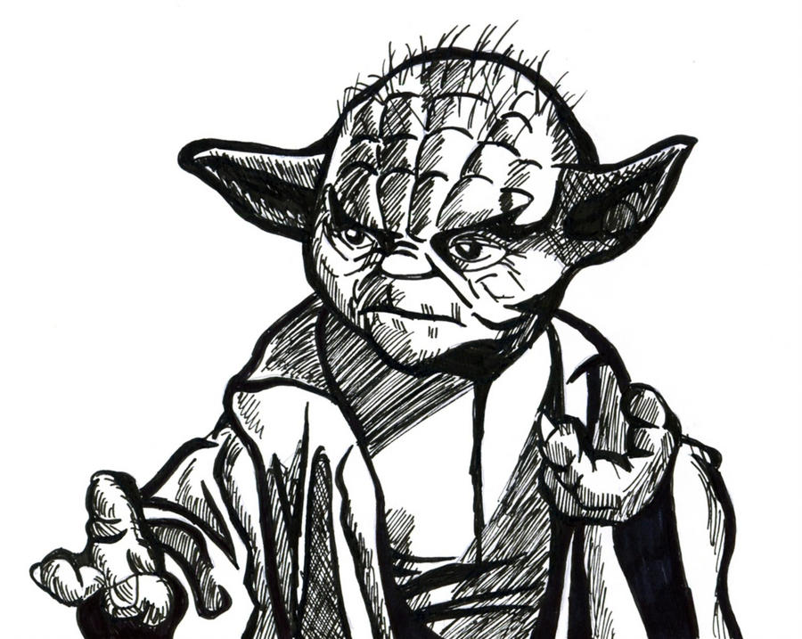 Yoda Line Drawing at Explore collection of Yoda