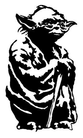 269x448 Yoda Outline - Yoda Line Drawing
