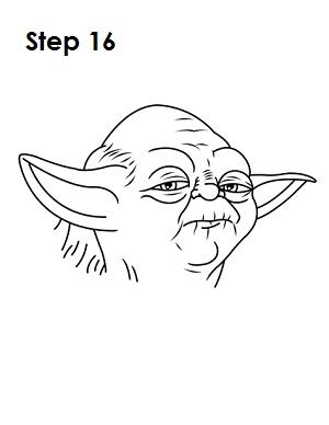 300x388 Draw Yoda Step Drawing In Yoda Drawing, Drawings - Yoda Line Drawing