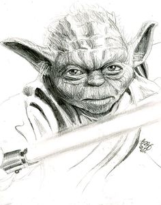 236x299 Best Yoda Sketches Images Star Wars, Starwars, Drawing Sketches - Yoda Pencil Drawing