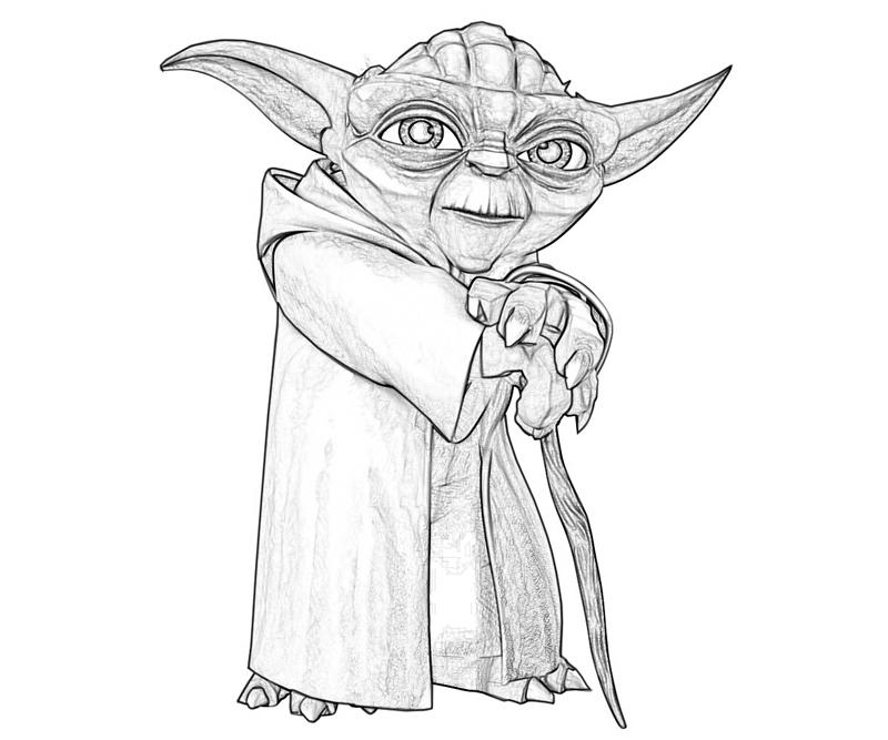 800x667 Yoda Concept Art - Yoda Pencil Drawing
