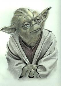 213x300 Yoda Drawing - Yoda Pencil Drawing