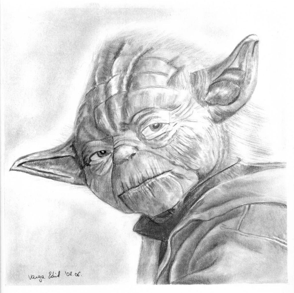 1024x1019 yoda pencil drawing and black and white starwars yoda - Yoda Pencil Drawing