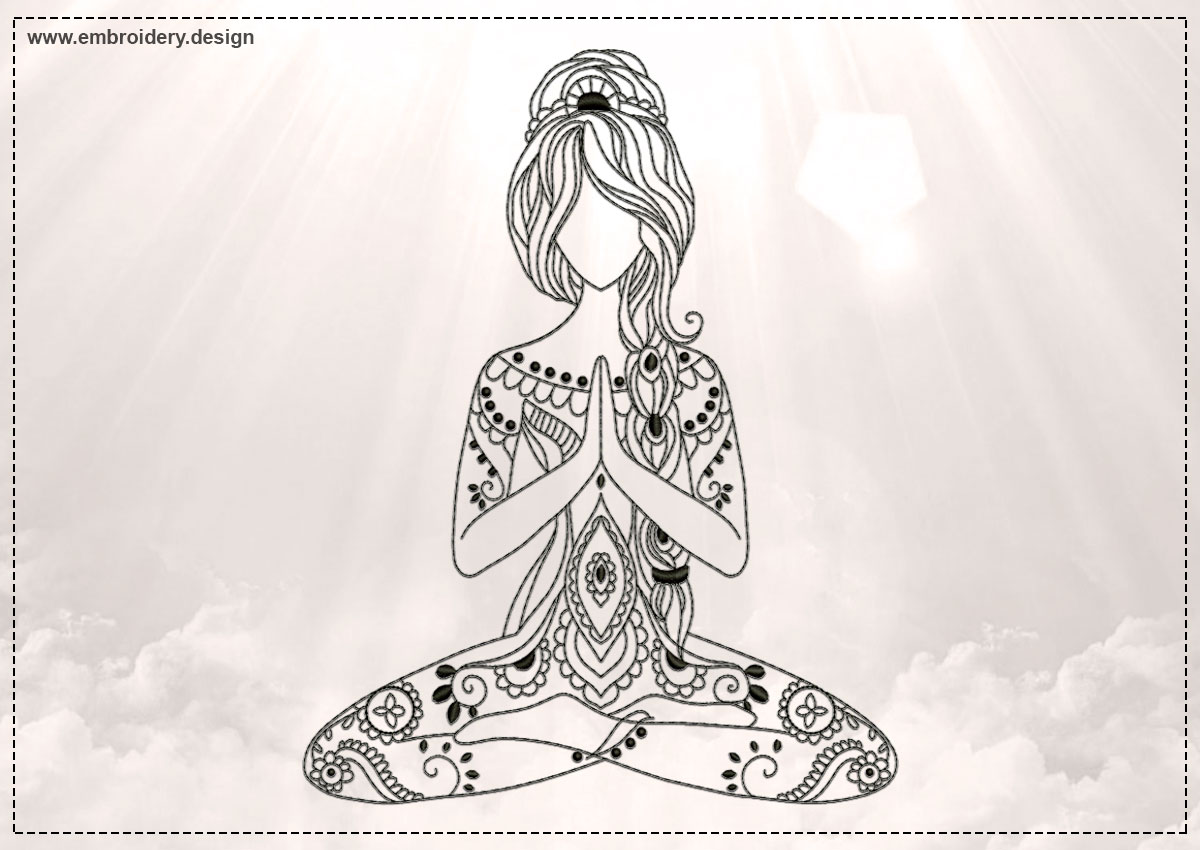 1200x850 harmony yoga girl - Yoga Girl Drawing