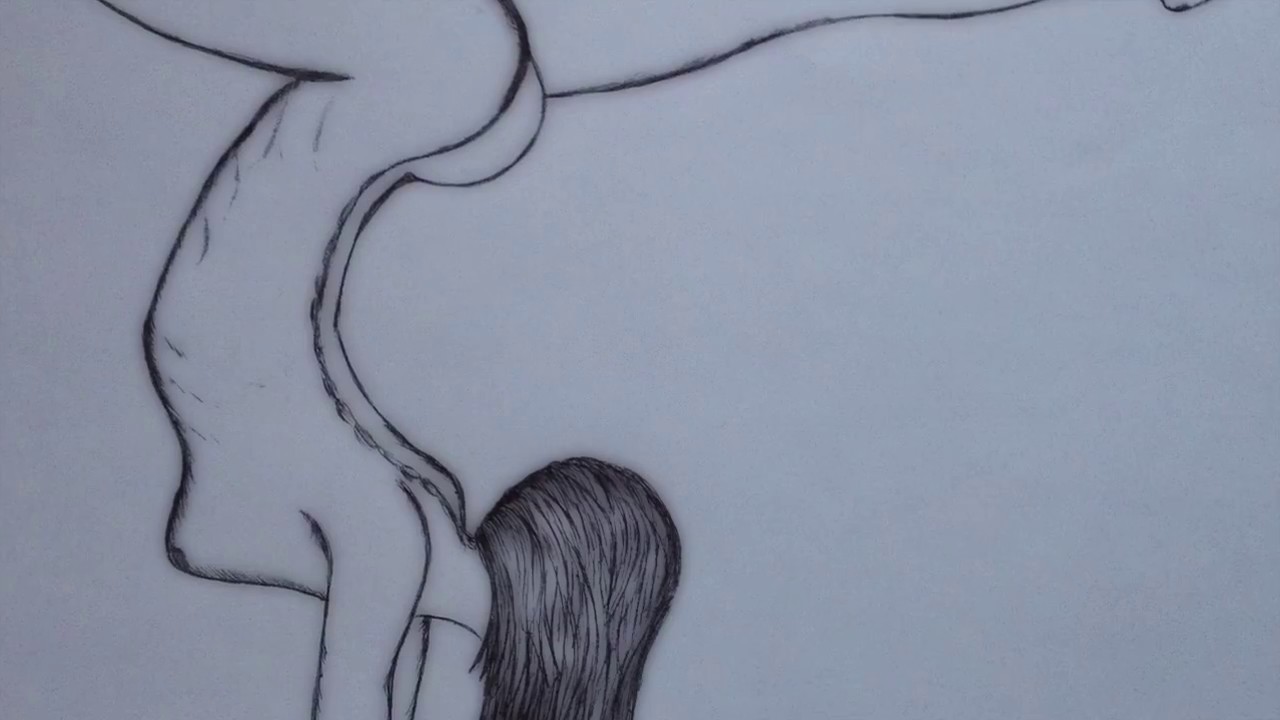 1280x720 yoga girl - Yoga Girl Drawing