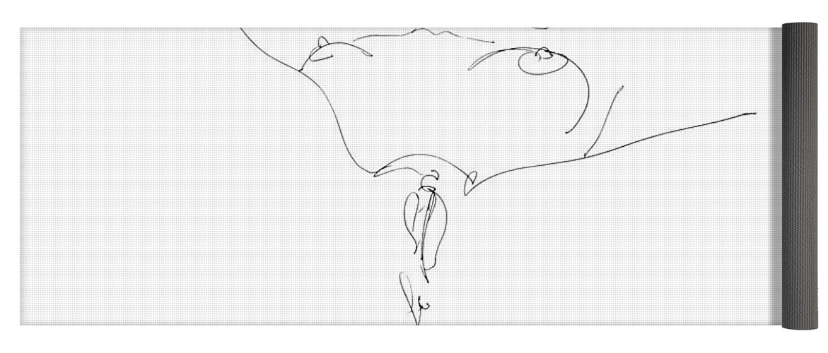 1171x500 erotic drawings yoga mat for sale - Yoga Mat Drawing