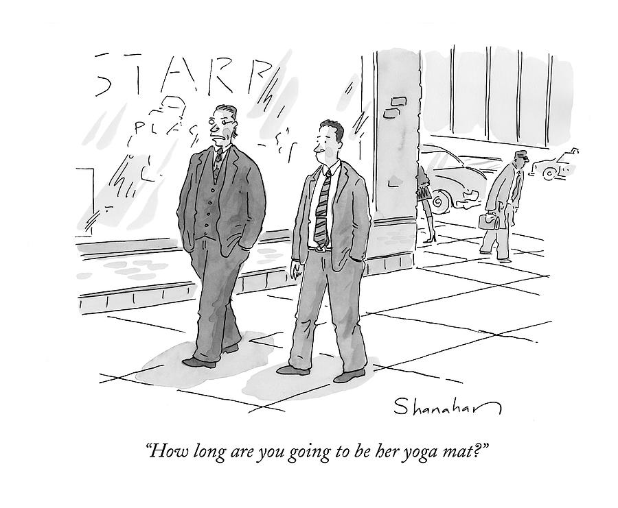 900x741 how long are you going to be her yoga mat drawing - Yoga Mat Drawing