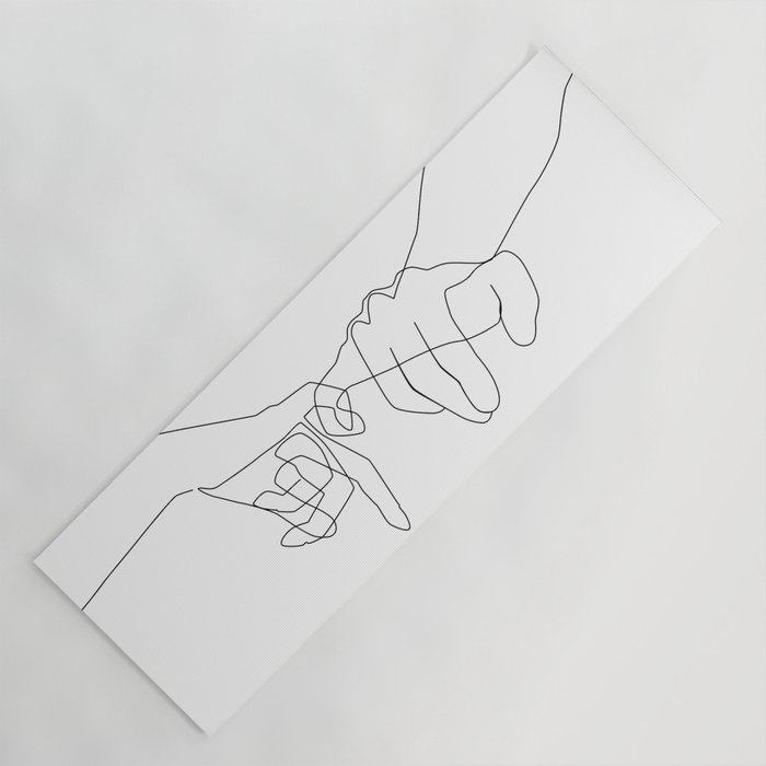 700x700 pinky swear yoga mat - Yoga Mat Drawing