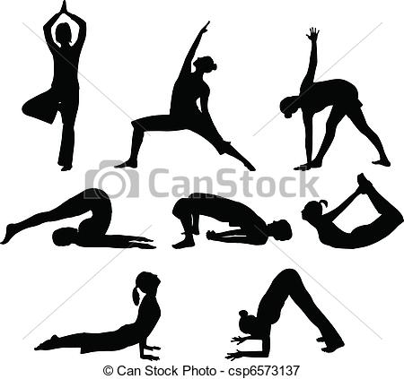450x423 Yoga Poses - Yoga Poses Drawing