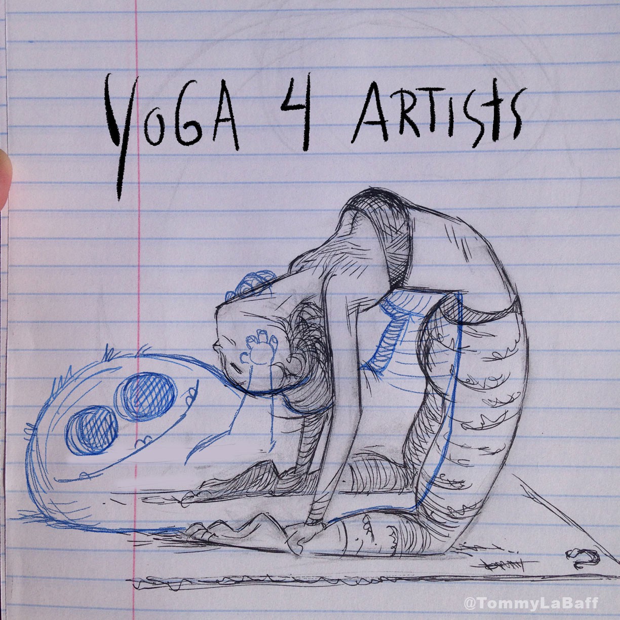 1224x1224 how intermittent yoga poses help artists art + marketing - Yoga Poses Drawing