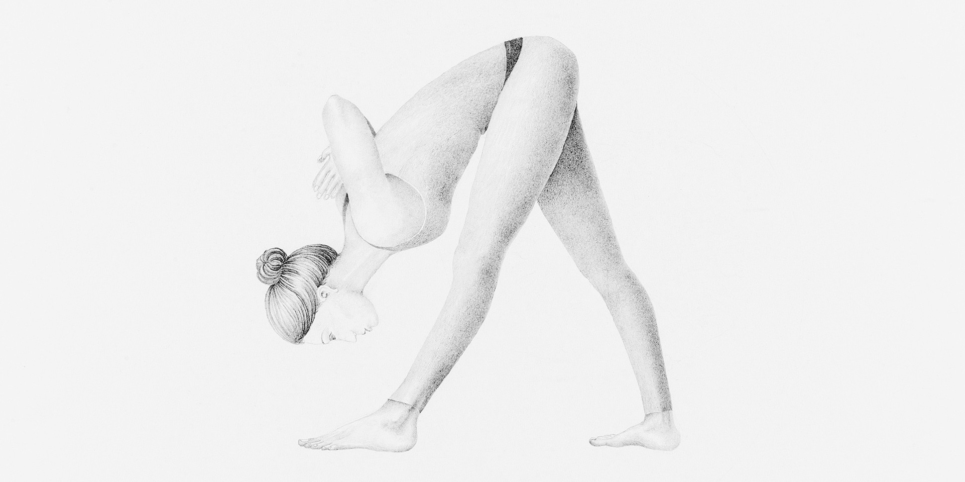 1938x969 How To Do Pyramid Pose - Yoga Poses Drawing