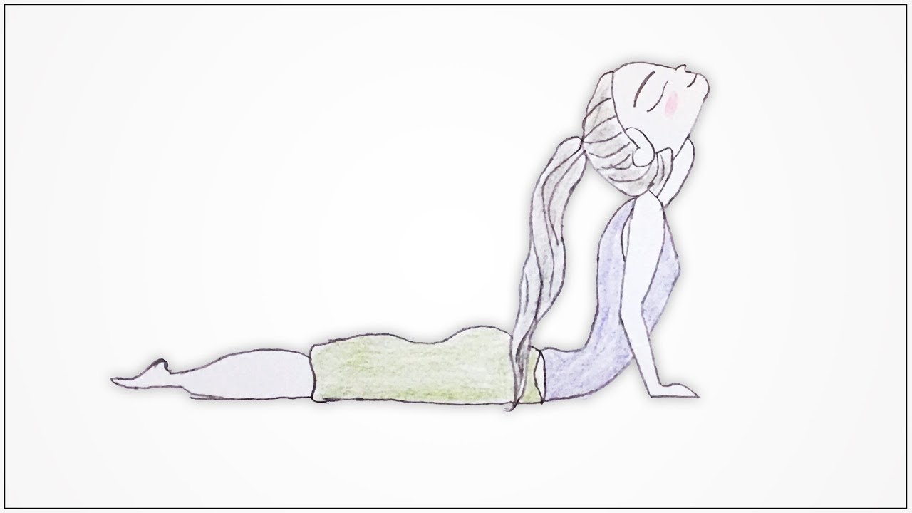 1280x720 How To Draw A Yoga Poses - Yoga Poses Drawing