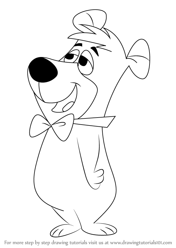 598x844 learn how to draw boo boo bear from the yogi bear show - Yogi Bear Drawing