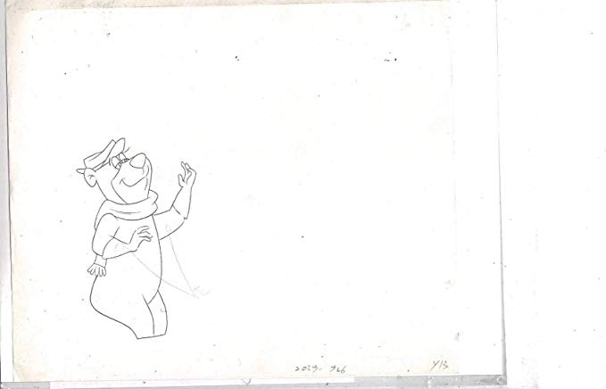 679x436 the yogi bear show original production animation drawing - Yogi Bear Drawing