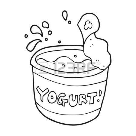 450x450 yogurt clipart black and white great free clipart, silhouette - Yogurt Drawing