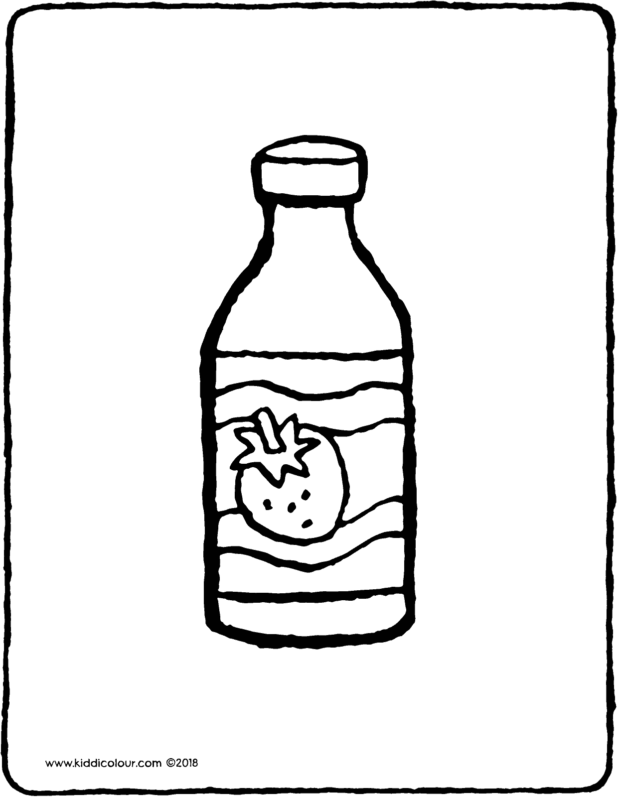1240x1600 a bottle of drinking yogurt - Yogurt Drawing