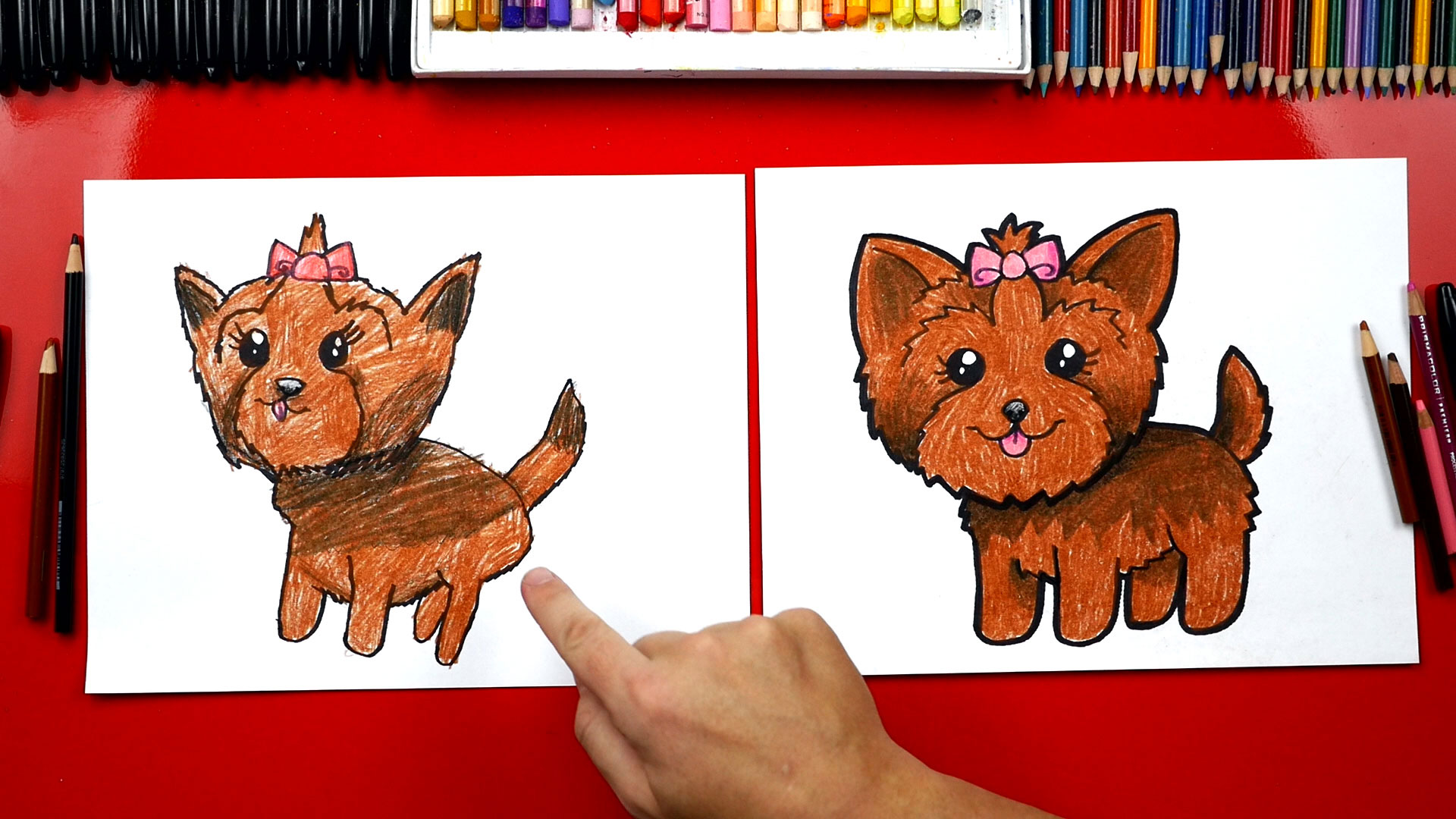 1920x1080 how to draw a yorkie - Yorkie Cartoon Drawing
